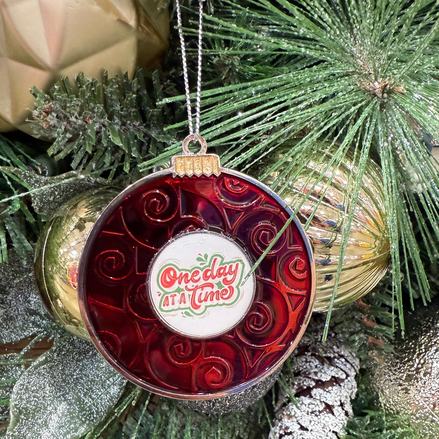 One Day At A Time Holiday Christmas Ornament