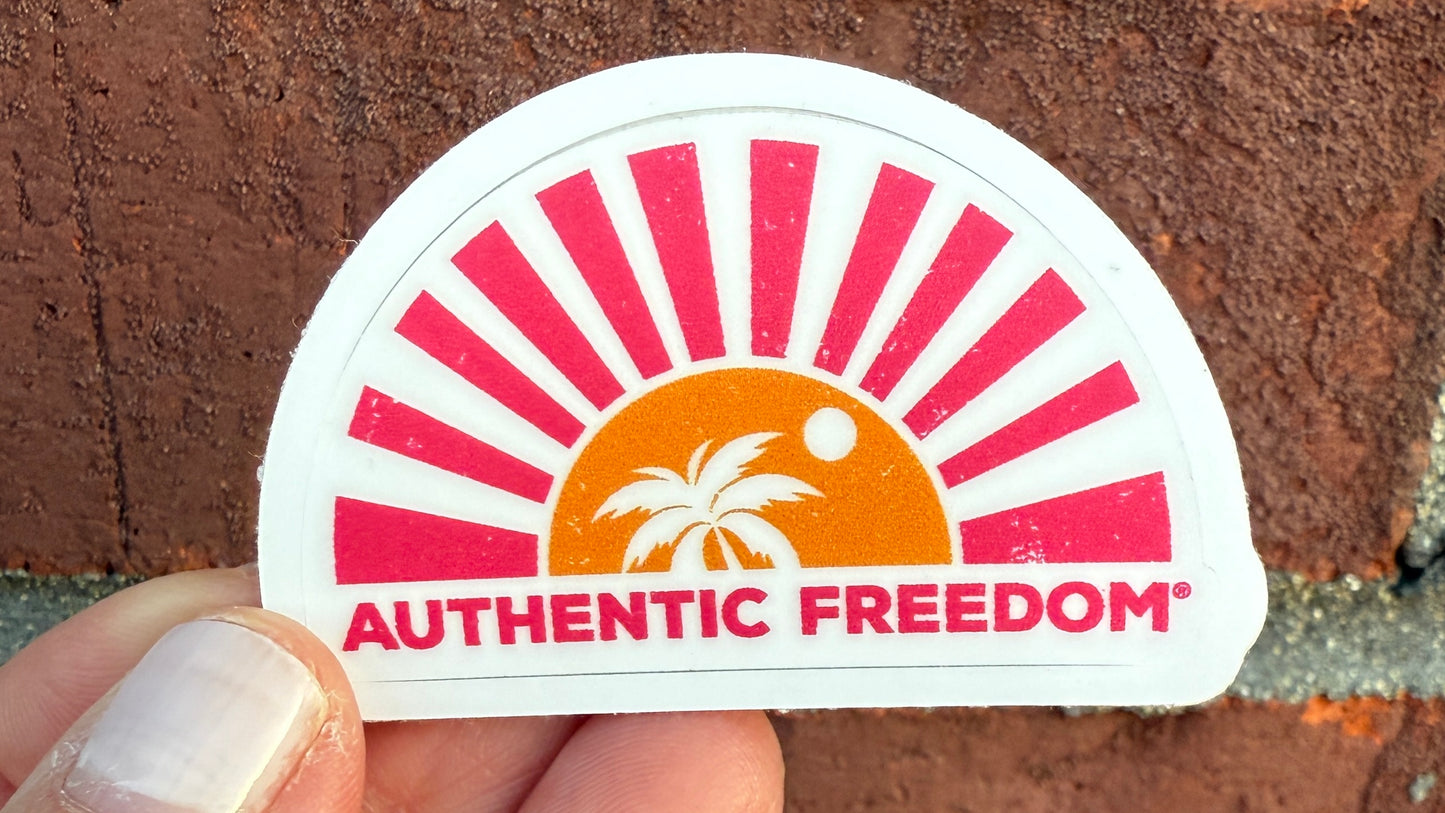 Sticker Authentic Freedom