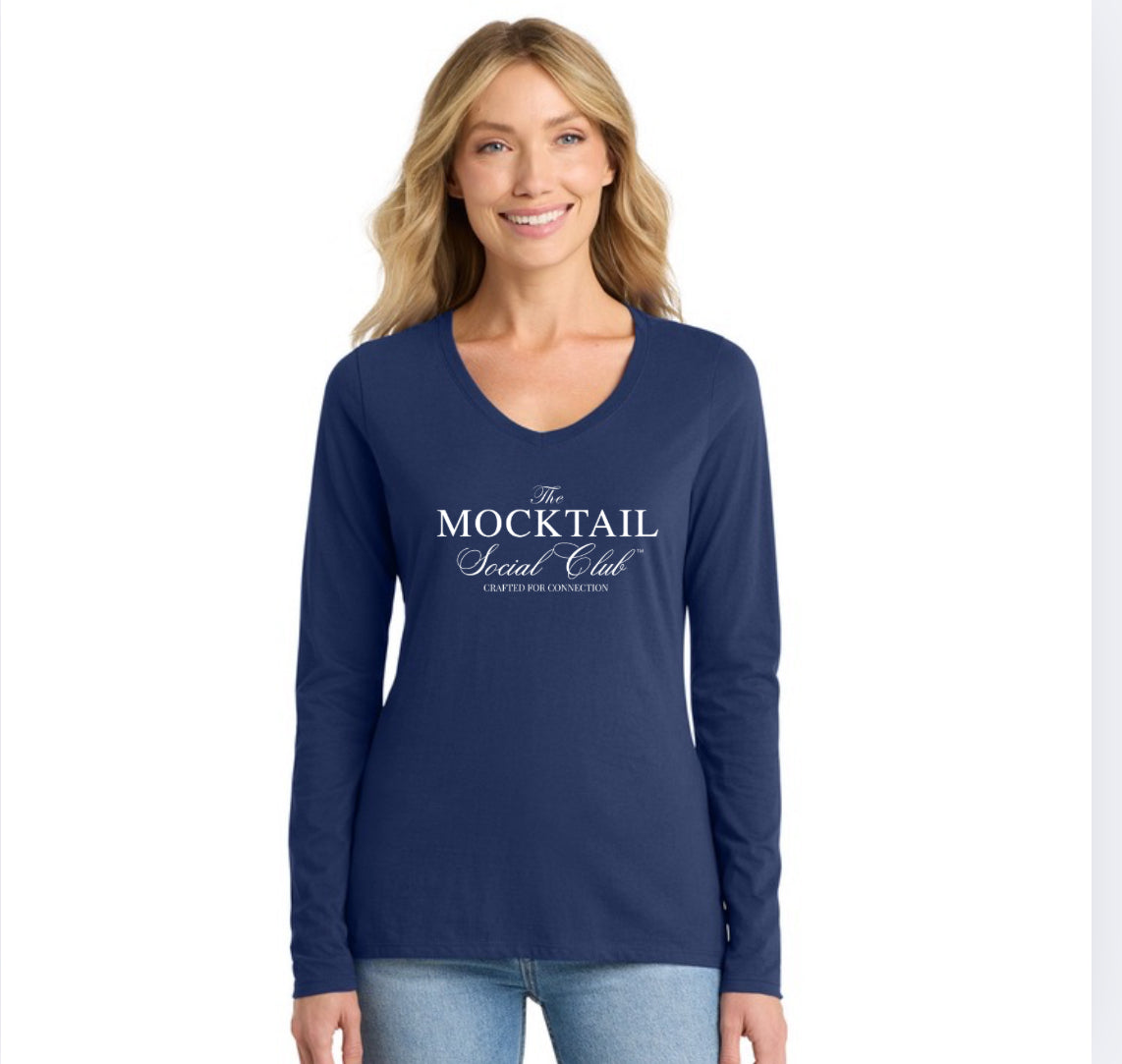 Mocktail Social Club V-neck Long Sleeve T-Shirt