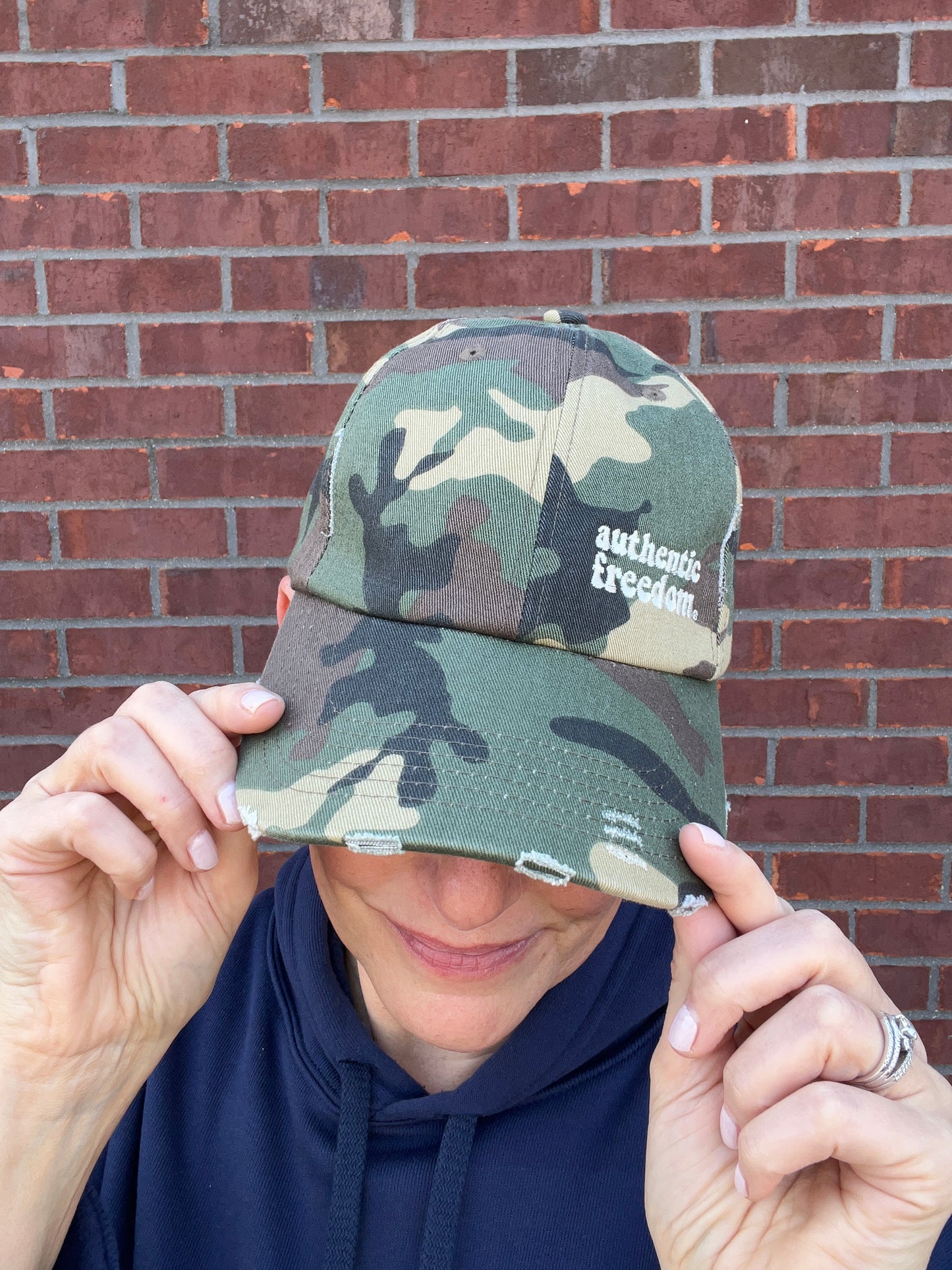 Authentic Freedom Camo Hat