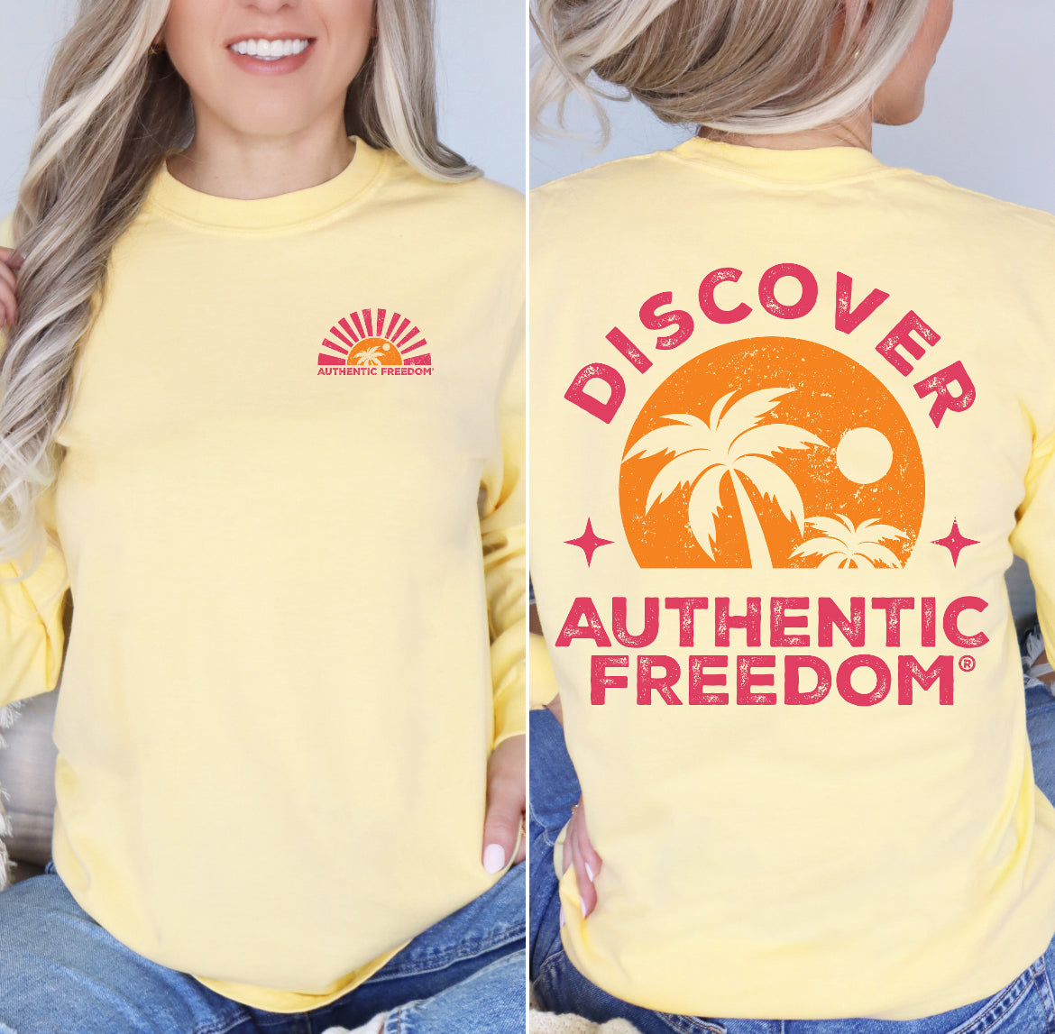Discover Authentic Freedom Long Sleeve – MocktailMom